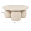 TOV Furniture Rahul Cream Coffee Table