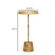 TOV Furniture Destin Natural Burl Contract-Grade Side Table