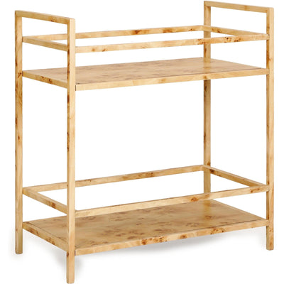 TOV Furniture Destin Natural Burl Contract-Grade Bar Cart
