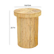 TOV Furniture Acadia Rattan Side Table