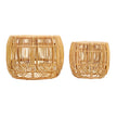 TOV Furniture Azrina Rattan Nesting Table