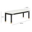 TOV Furniture Amara Rattan Bench