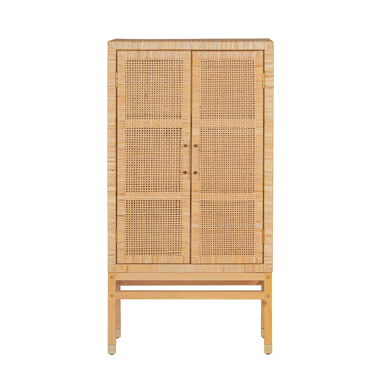 TOV Furniture Amara Rattan Cabinet