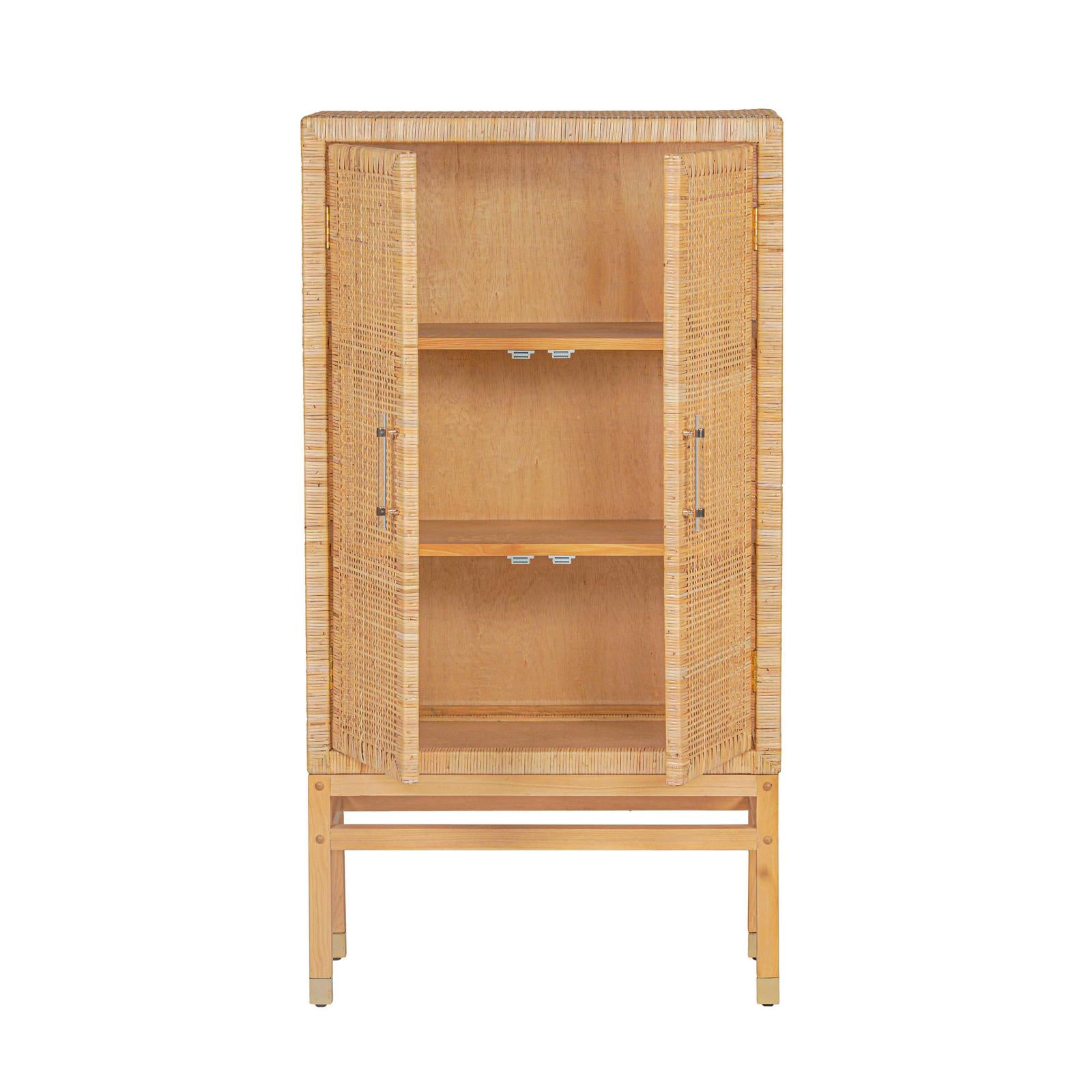 TOV Furniture Amara Rattan Cabinet