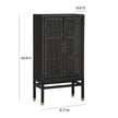 TOV Furniture Amara Rattan Cabinet