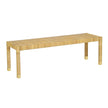 TOV Furniture Amara Cream Linen Bench Clearance
