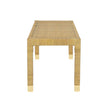 TOV Furniture Amara Cream Linen Bench Clearance