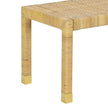 TOV Furniture Amara Cream Linen Bench Clearance