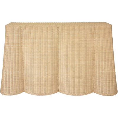 TOV Furniture Egan Natural Rattan Console Table