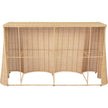 TOV Furniture Egan Natural Rattan Console Table