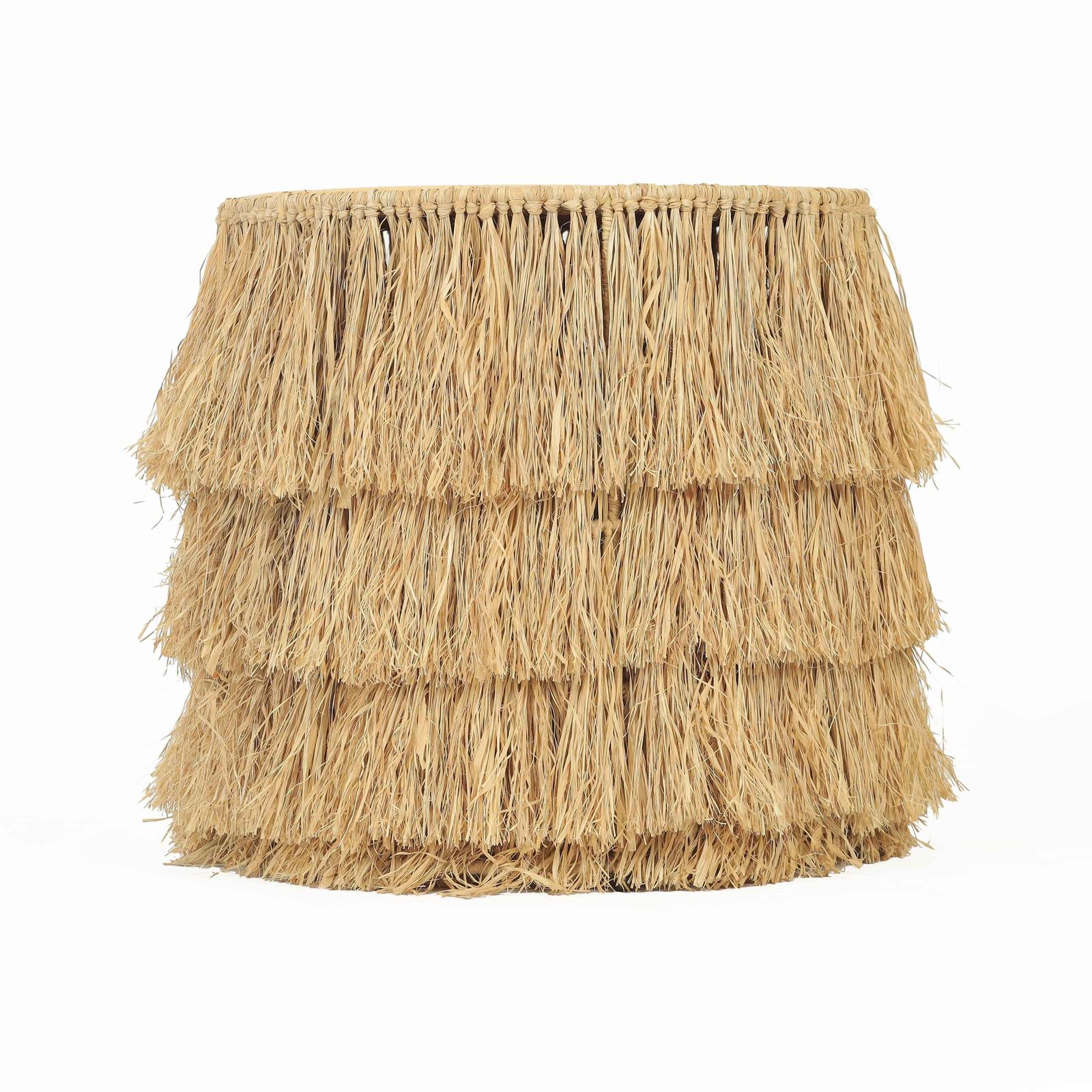 TOV Furniture Luau Natural Rattan Round End Table