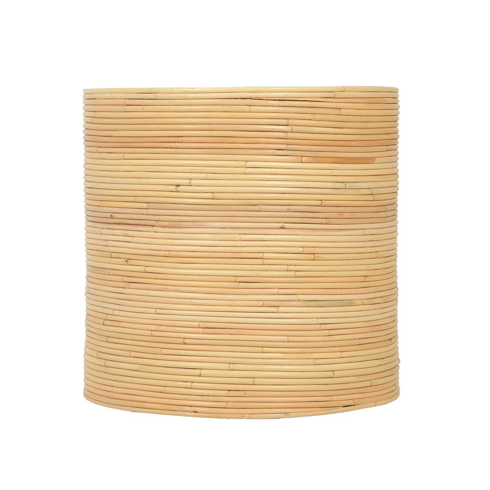 TOV Furniture Matea Natural Rattan Arch Side Table
