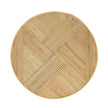 TOV Furniture Matea Natural Rattan Cross Side Table