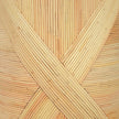 TOV Furniture Matea Natural Rattan Cross Side Table