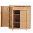TOV Furniture Tarot Natural Rattan Bar Cabinet