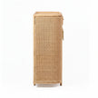 TOV Furniture Tarot Natural Rattan Bar Cabinet