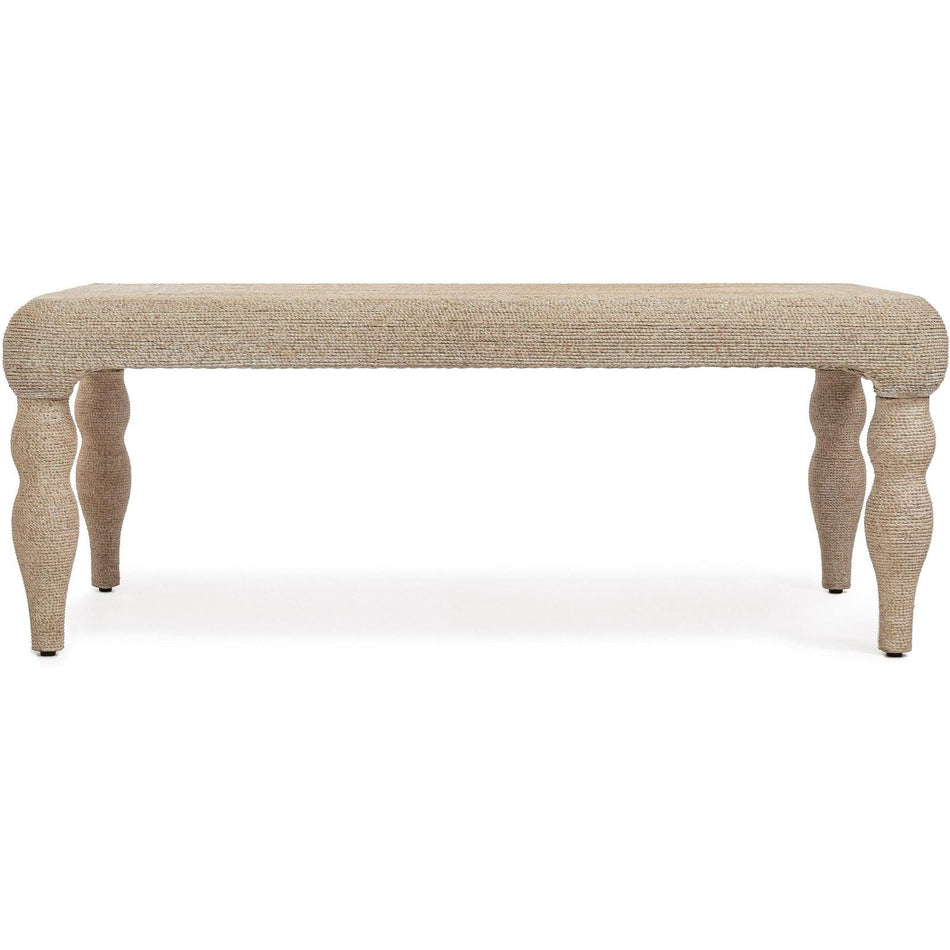 TOV Furniture Vicky Natural Woven Seagrass Rectangular Coffee Table