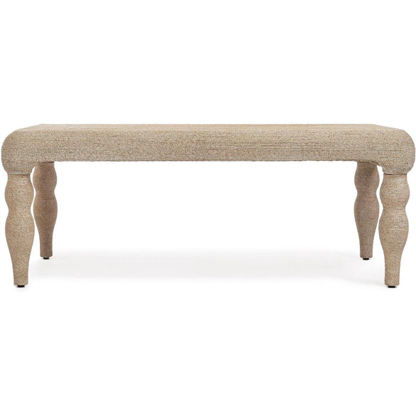 TOV Furniture Vicky Natural Woven Seagrass Rectangular Coffee Table