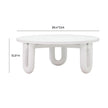 TOV Furniture Tildy Outdoor Concrete Coffee Table