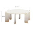 TOV Furniture Gloria Cream Oak Coffee Table