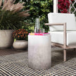 TOV Furniture Sarana Outdoor Ombre Concrete Stool