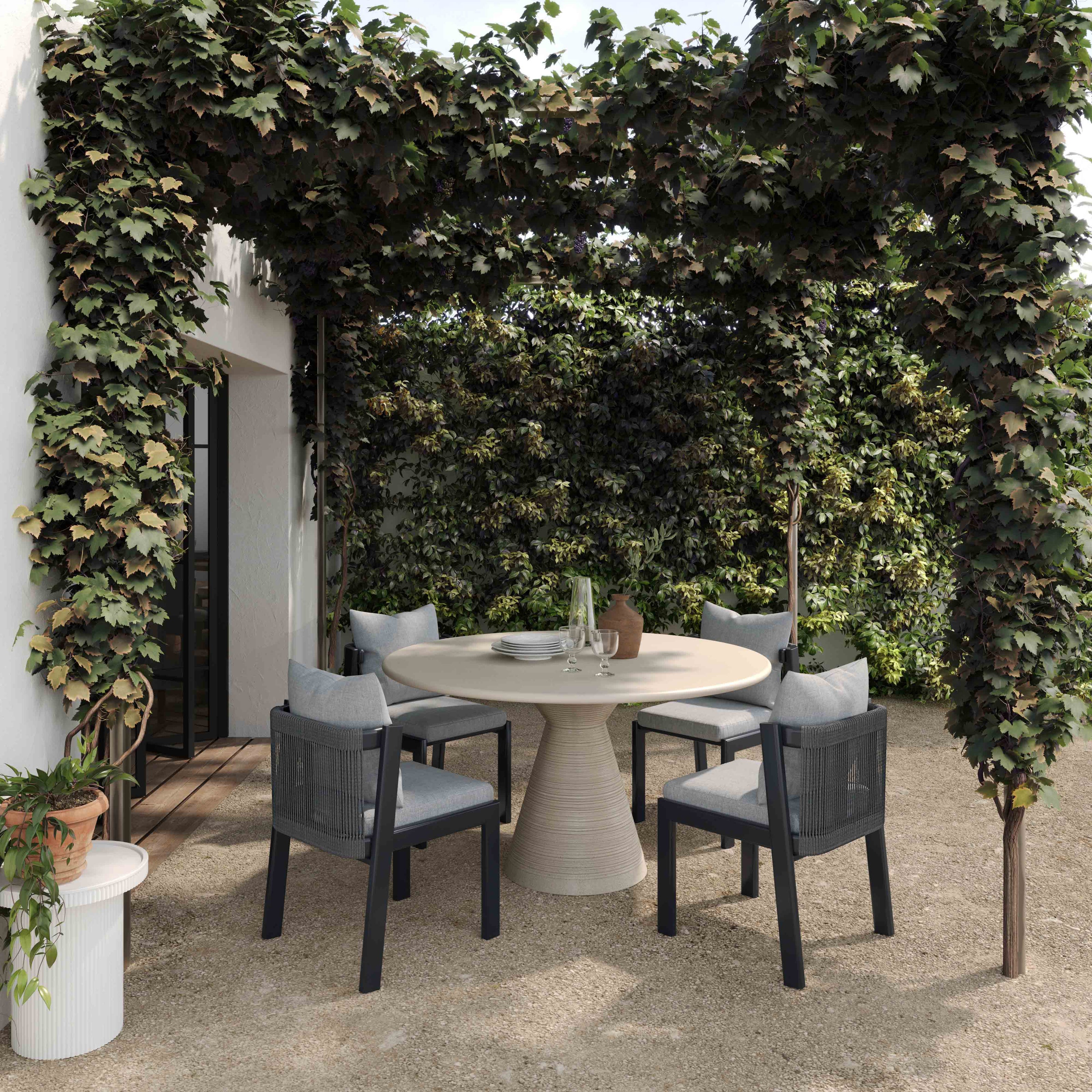 TOV Furniture Darcy Concrete Side Table