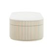 TOV Furniture Bella Cream Oval Coffee Table