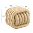 TOV Furniture Love Knot Indoor / Outdoor Accent Stool