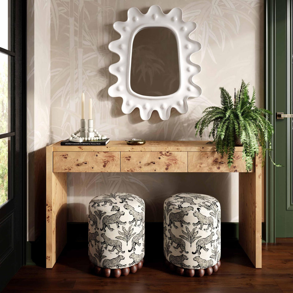 TOV Furniture Brandyss Burl Console Table