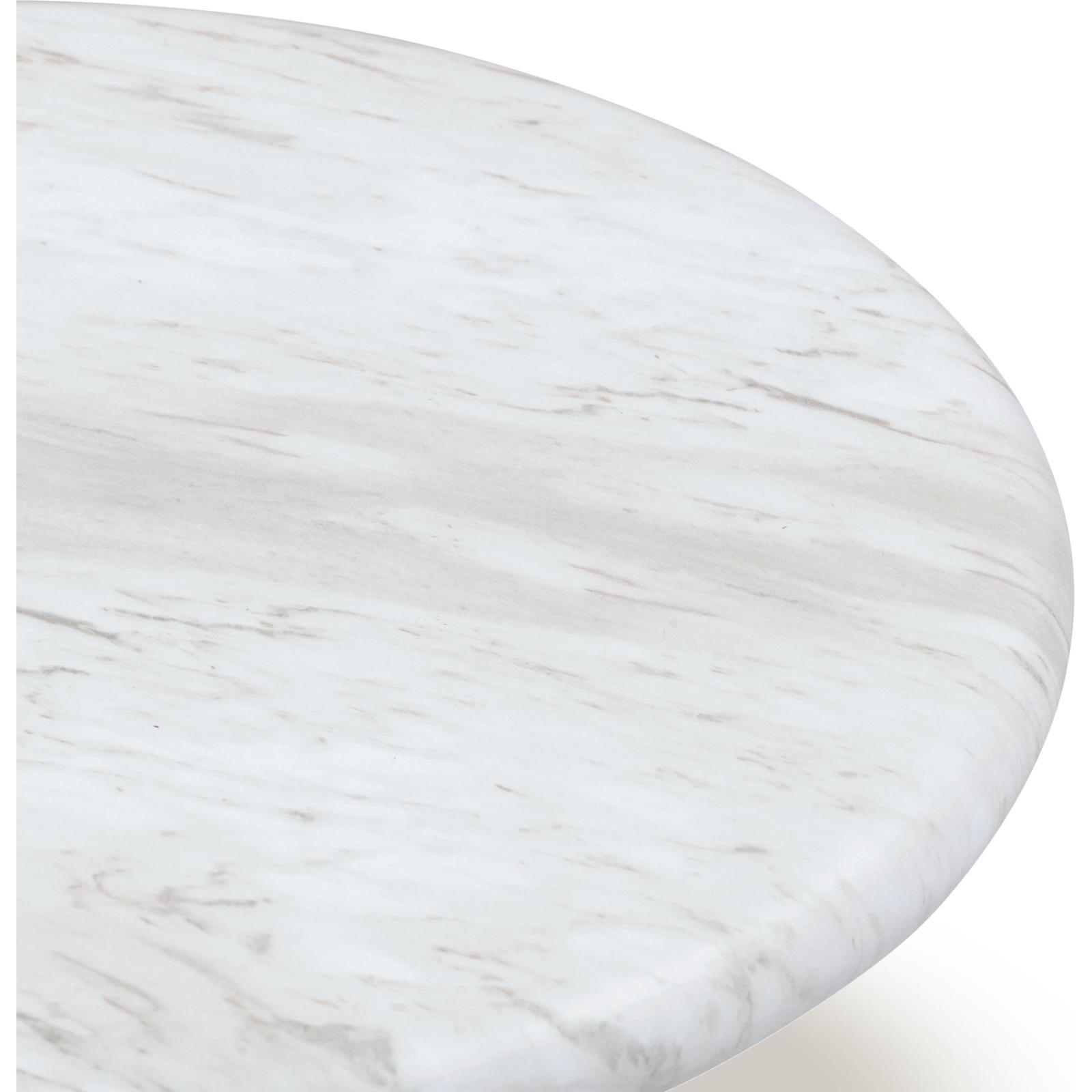 TOV Furniture Juju Faux Marble Indoor/Outdoor Round Coffee Table