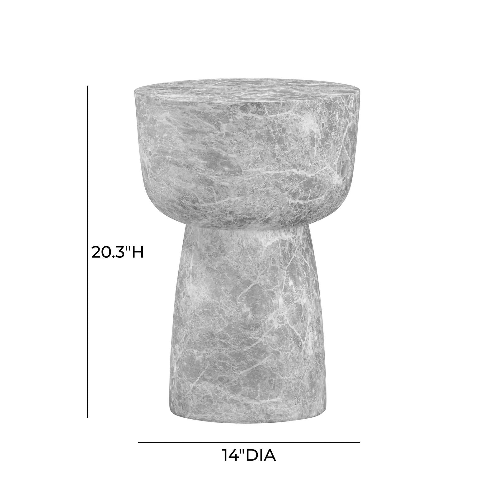 TOV Furniture Charra Indoor/Outdoor Side Table