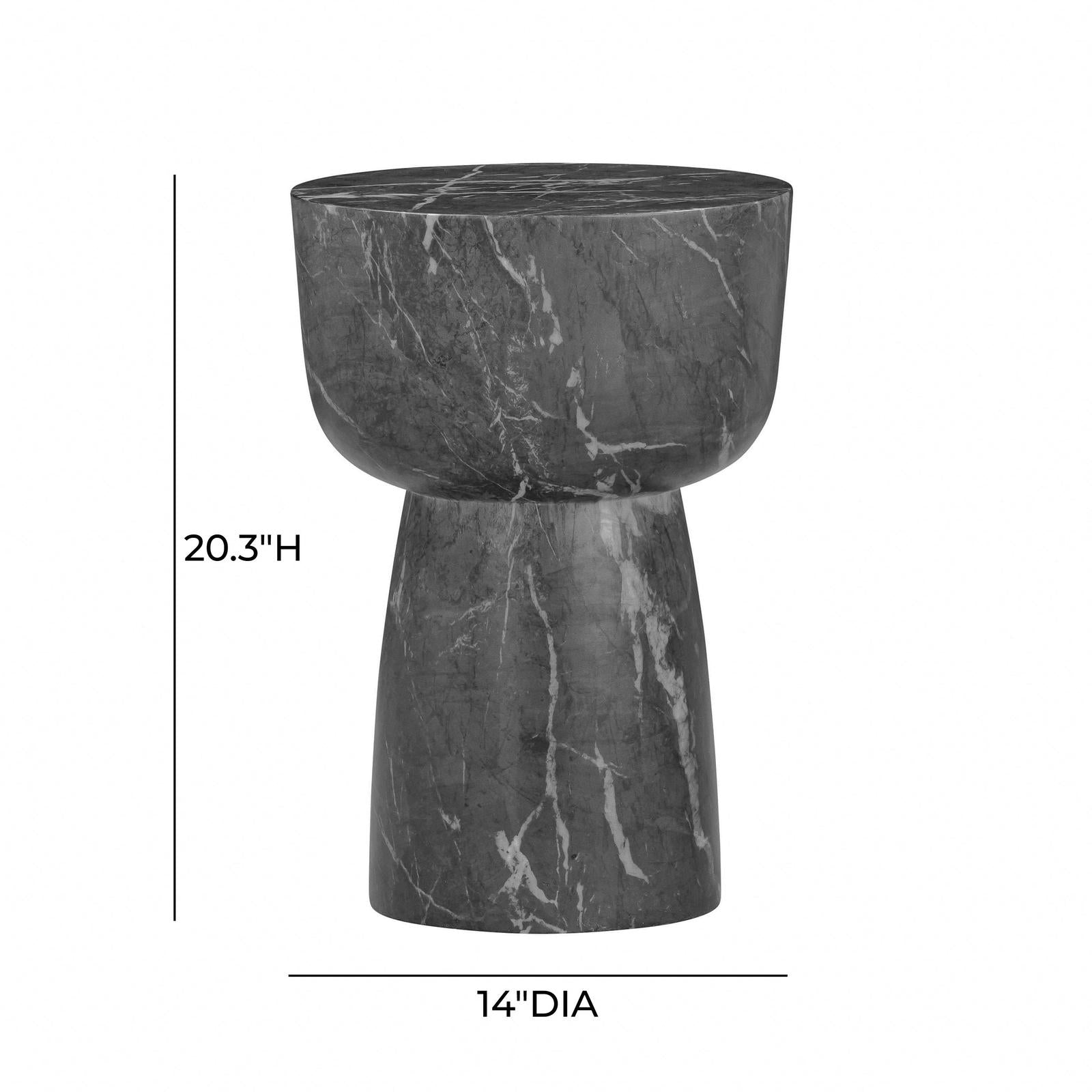 TOV Furniture Charra Indoor/Outdoor Side Table