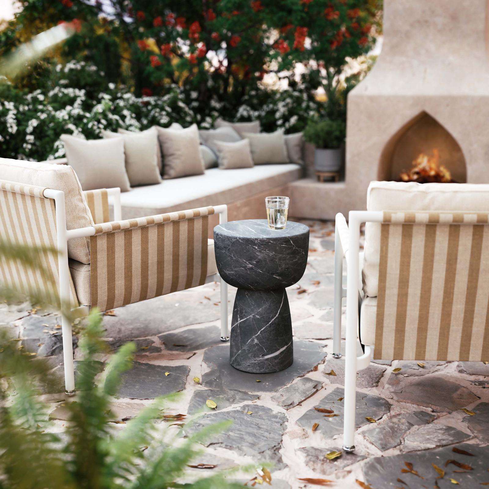 TOV Furniture Charra Indoor/Outdoor Side Table
