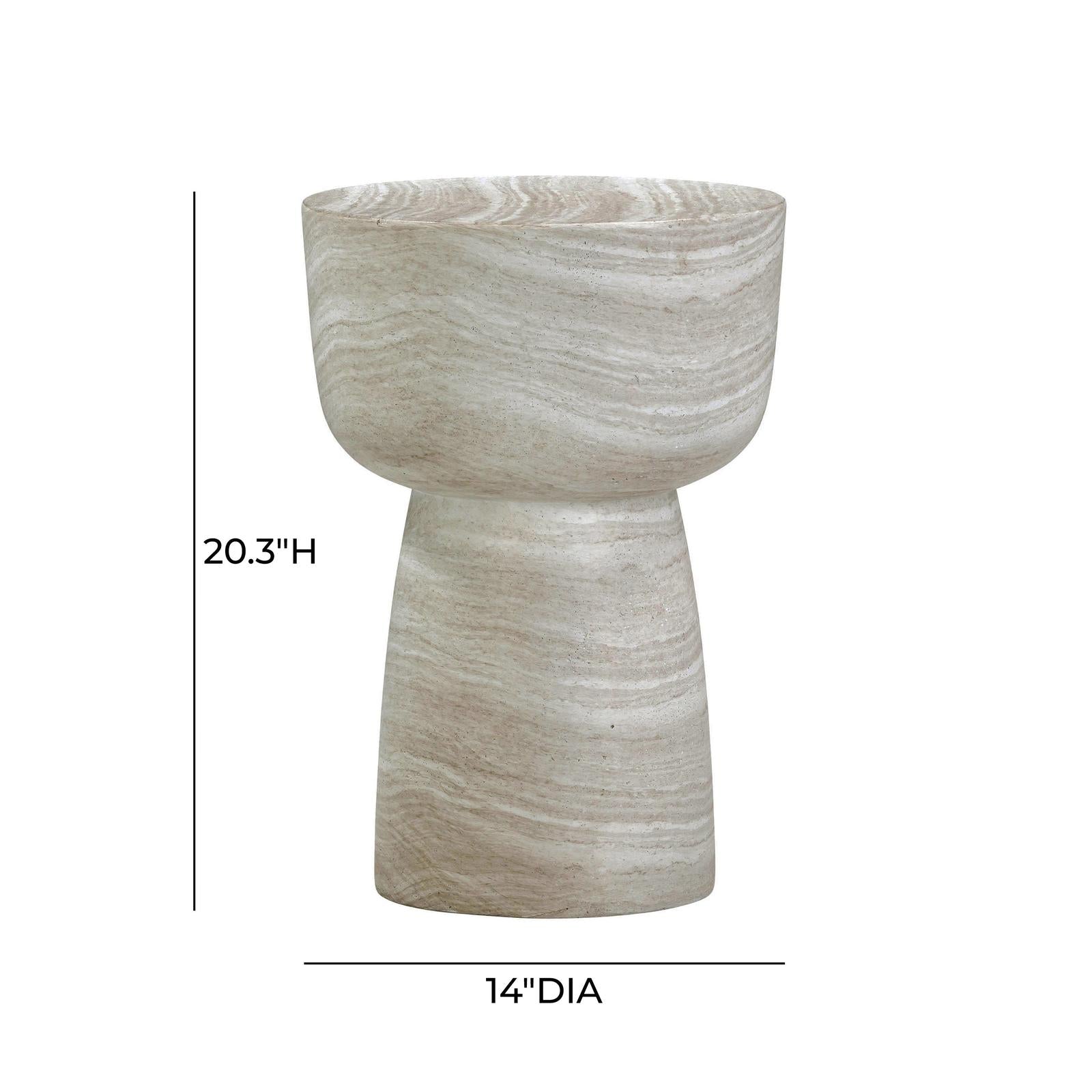 TOV Furniture Charra Indoor/Outdoor Side Table