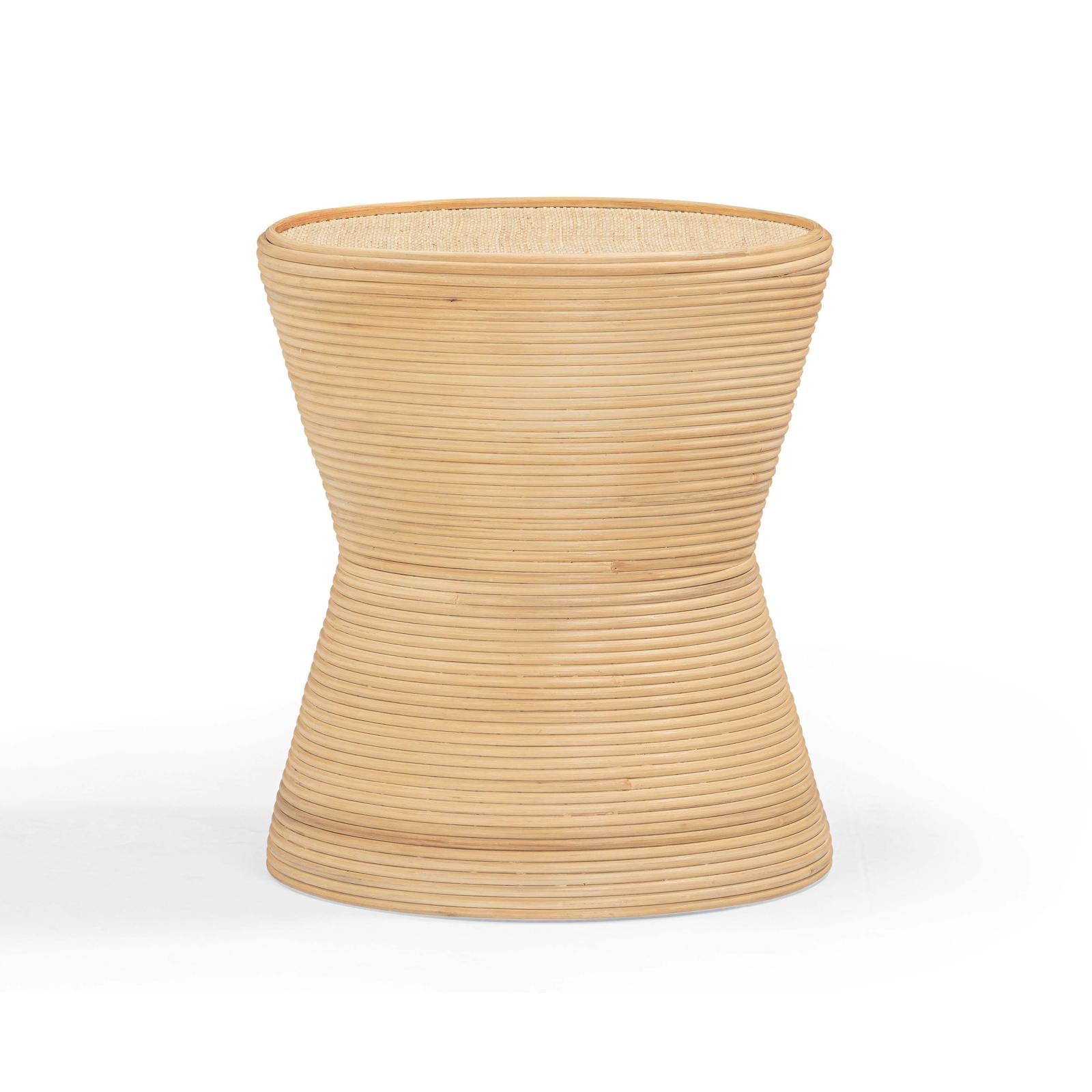 TOV Furniture Henri Natural Rattan Side Table
