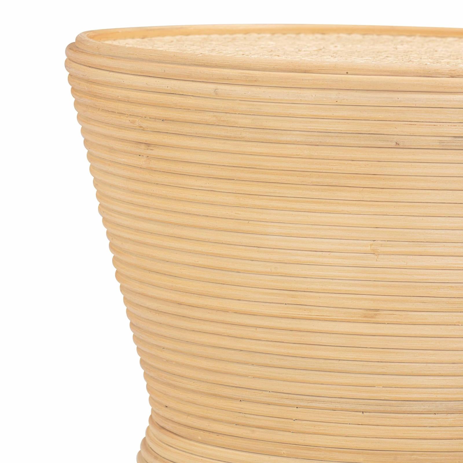 TOV Furniture Henri Natural Rattan Side Table