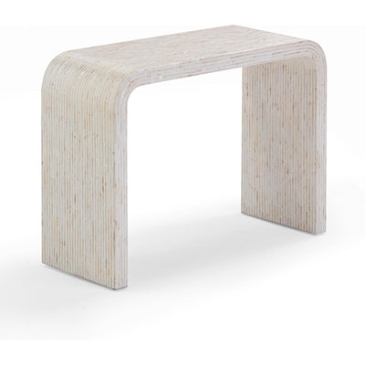 TOV Furniture Opus Cream Capiz Shell Console Table