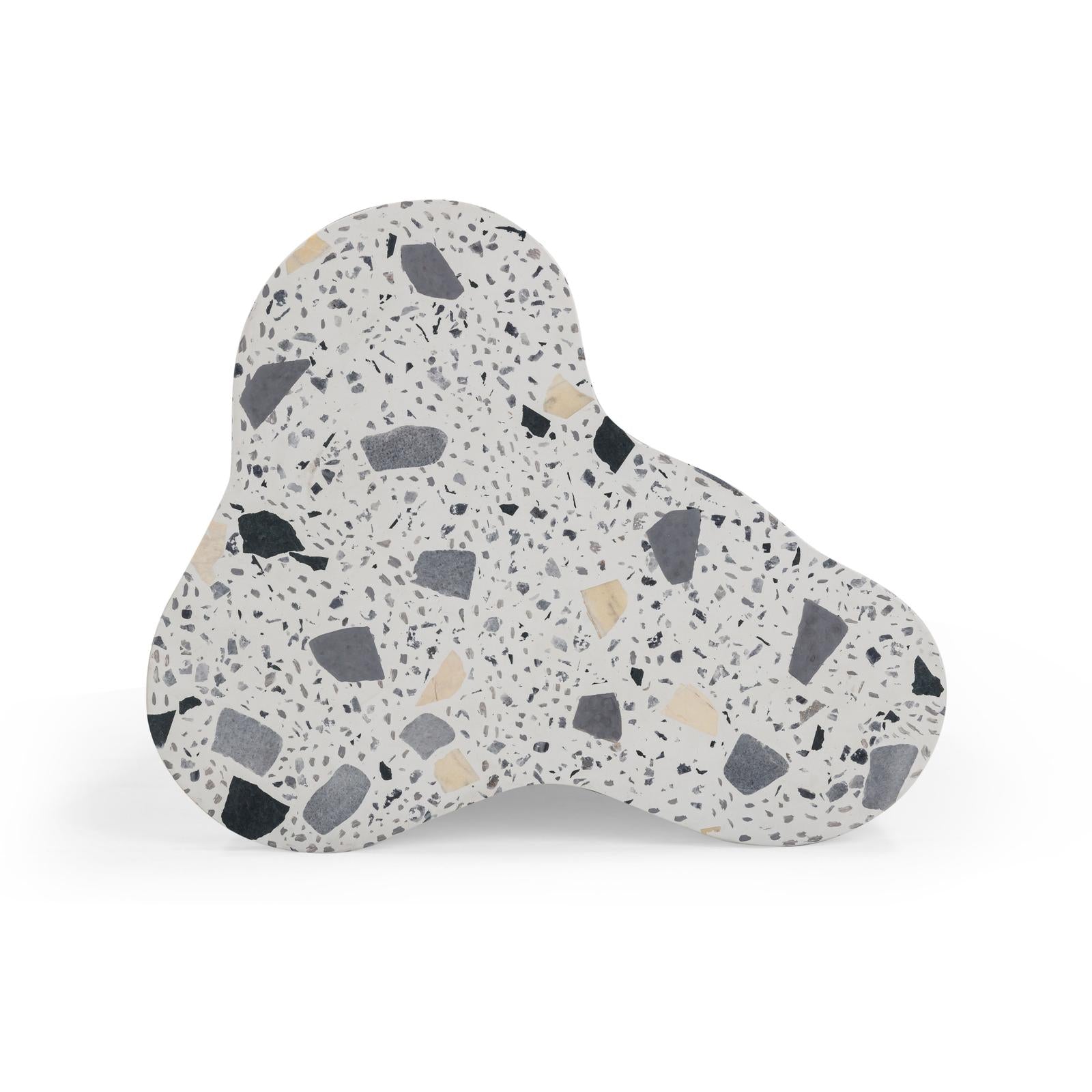 TOV Furniture Slab Faux Terrazzo Indoor/Outdoor Side Table