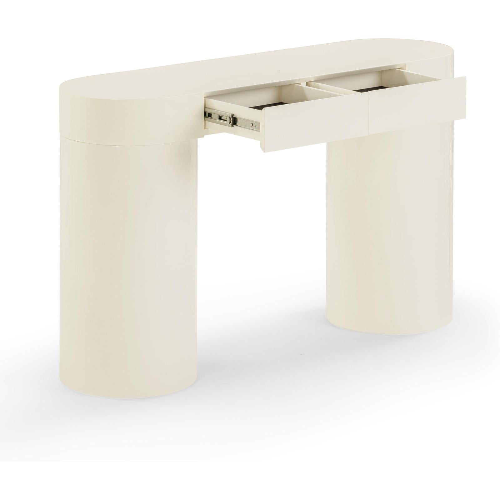 TOV Furniture Mira High Gloss Console Table