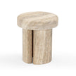 TOV Furniture Sheila Textured Concrete Indoor / Outdoor Side Table
