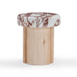 TOV Furniture Sheila Textured Concrete Indoor / Outdoor Side Table