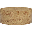 TOV Furniture Fig Natural Burl Drum Round Coffee Table