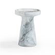TOV Furniture Zara Faux Aegean Marble Indoor/Outdoor Side Table