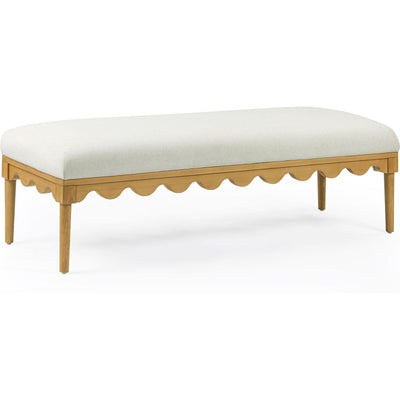 TOV Furniture Oodle Performance Vegan Mohair Bench