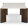 TOV Furniture Restis Cream Quartz Coffee Table