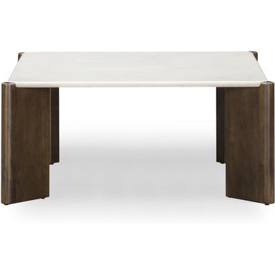 TOV Furniture Restis Cream Quartz Coffee Table