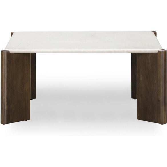 TOV Furniture Restis Cream Quartz Coffee Table