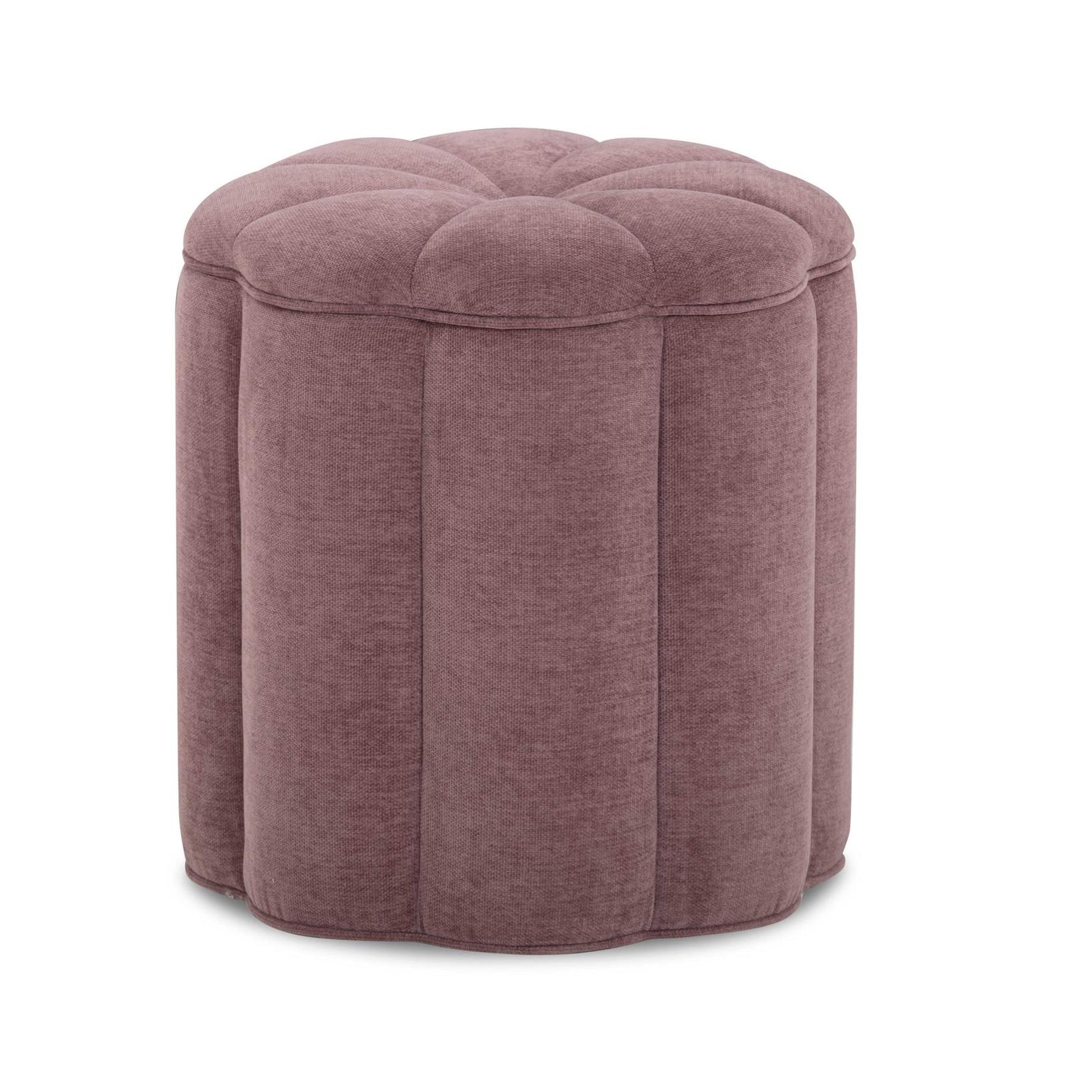 TOV Furniture Fleur Textured Performance Velvet Storage Ottoman