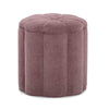 TOV Furniture Fleur Textured Performance Velvet Storage Ottoman