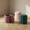 TOV Furniture Fleur Textured Performance Velvet Storage Ottoman
